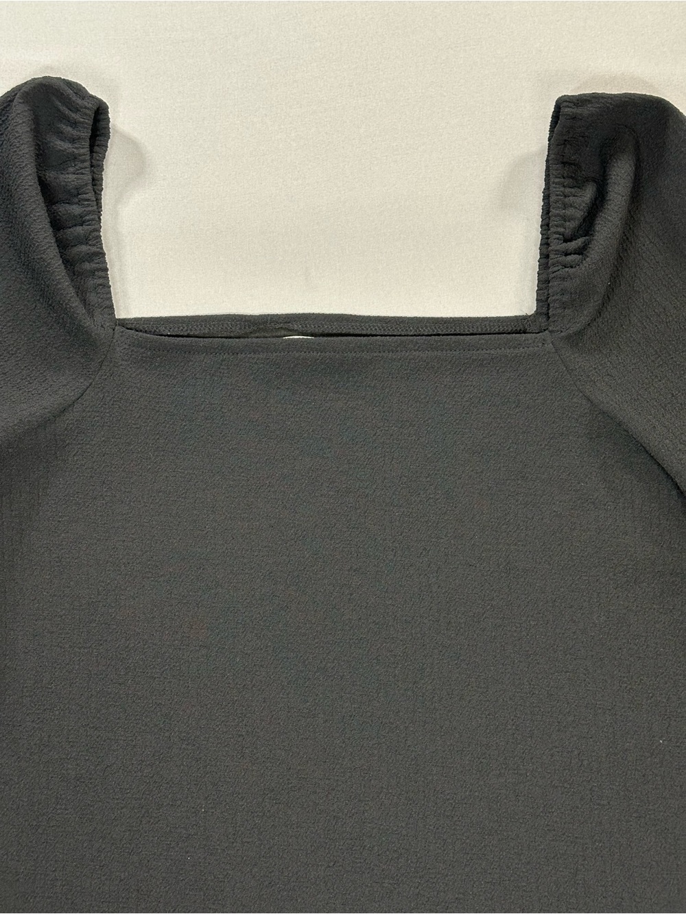 Madewell Crepe Square-Neck Puff-Sleeve Top - Womens XL - Picture 7 of 17